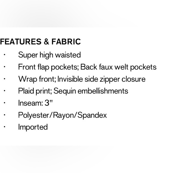 PREPPY PLAID SKIRT/SKORT - Picture 6 of 7